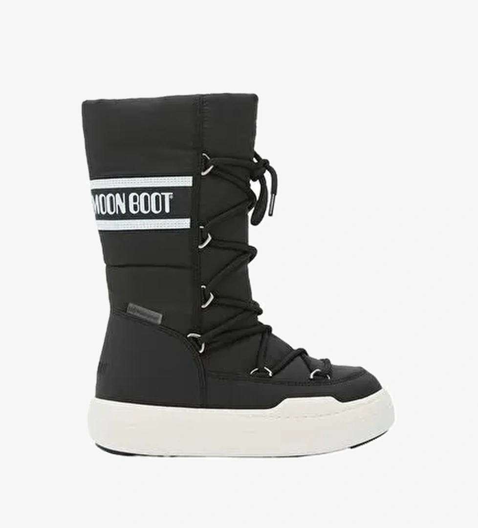 Kız Çocuk Bot 80D3440130-N001 Moon Boot MB JR PARK TUBE LACE WP Black - Görsel 1