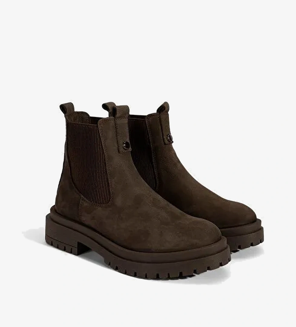 Desa Desa Kahverengi Kadın Kahve Nubuk Deri Chelsea Bot Boyner'de! Kahverengi - 1. görsel