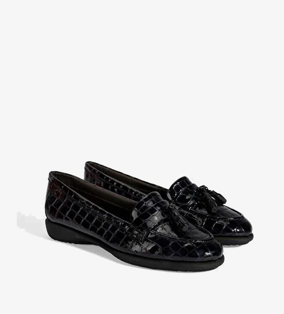 Kadın Siyah DesaComfort Rugan Günlük Ayakkabı - Görsel 1