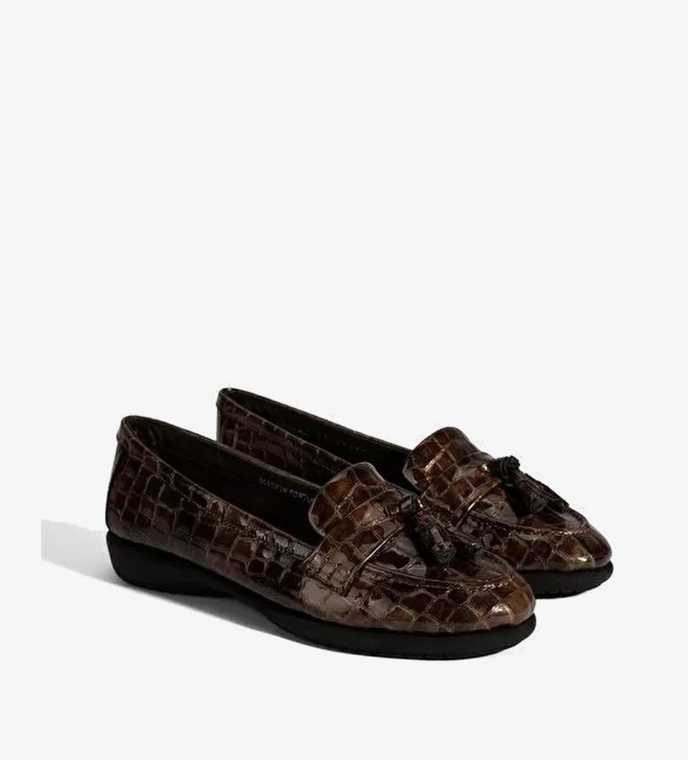 Kadın Kahve DesaComfort Rugan Günlük Ayakkabı - Görsel 1