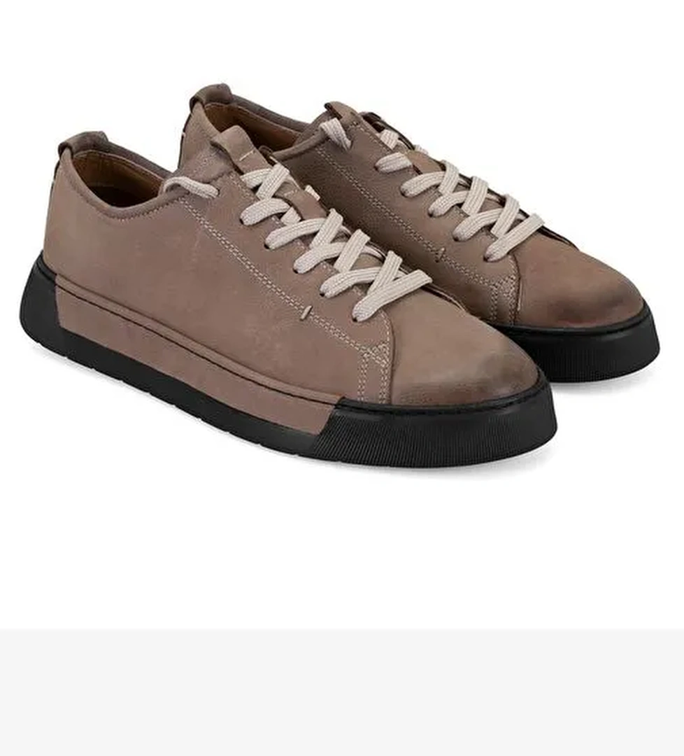 Estevan Vizon Erkek Nubuk Deri Günlük Ayakkabı - Görsel 1