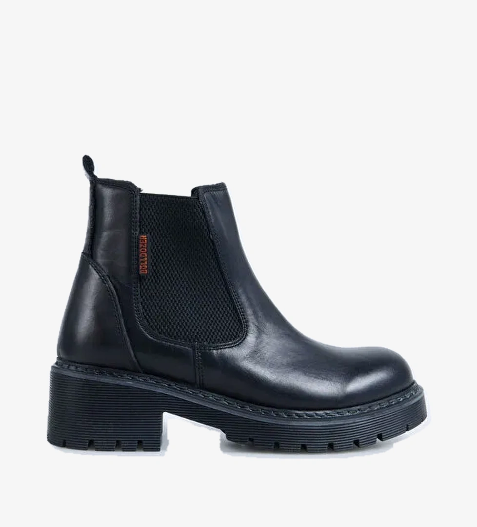 Bulldozer Bulldozer Kahverengi Siyah Kadın Deri Bot Bul-260504 model görseli