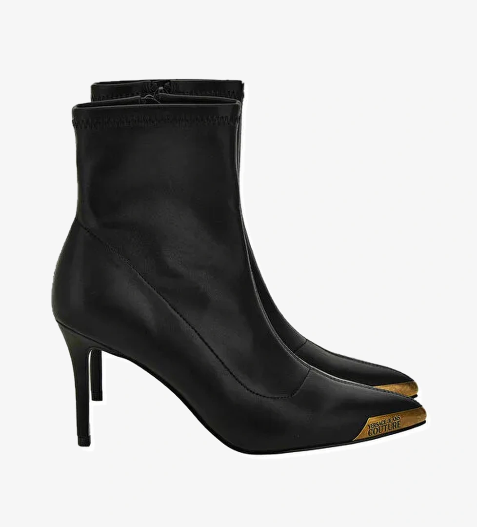 Versace Jeans Couture Siyah Kadın Topuklu Bot 79VA3S51899 - Görsel 1