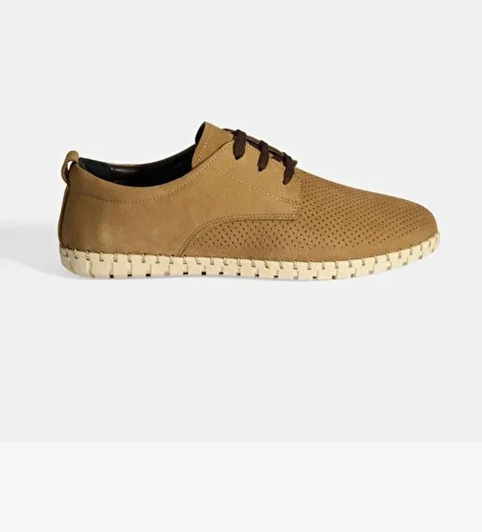 Moriya Kum Erkek Deri Bağcıklı Günlük Ayakkabı - Görsel 1