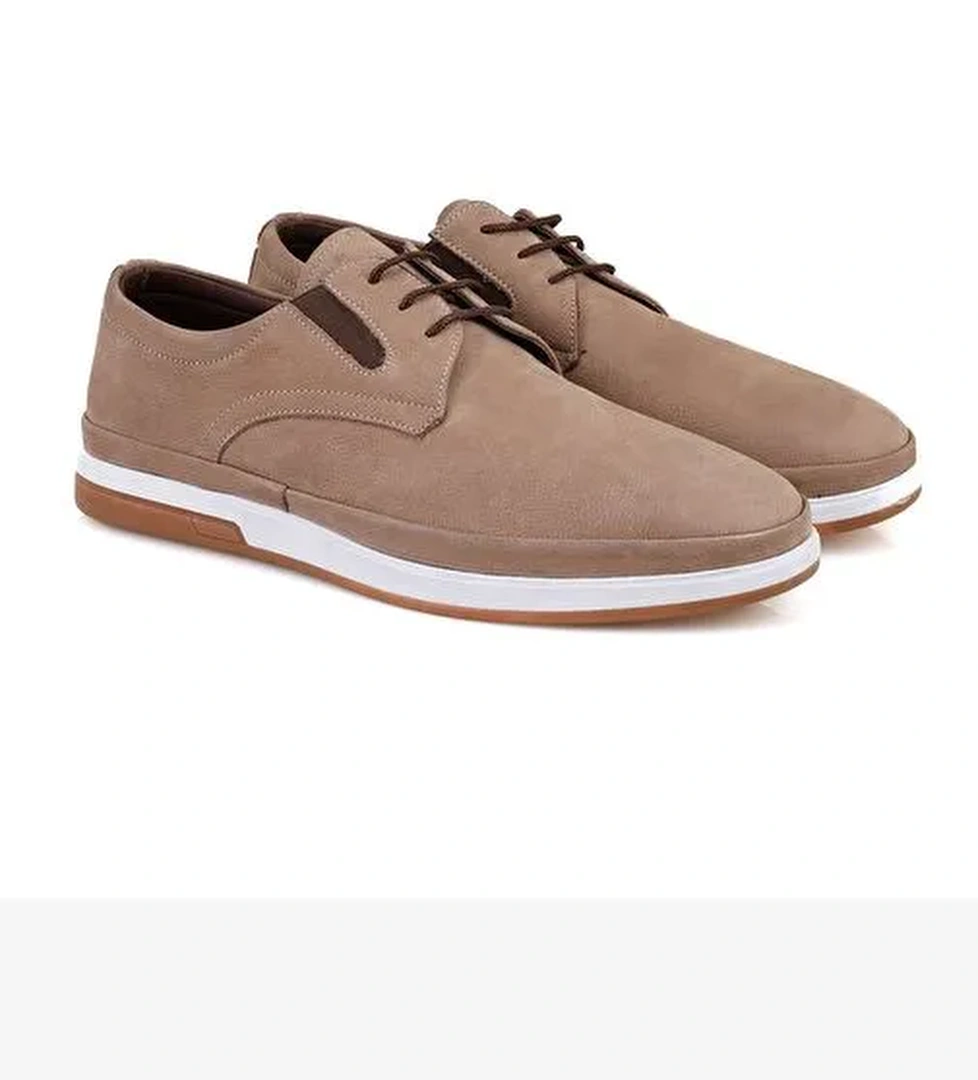 Felix Kahve Erkek Nubuk Deri Günlük Ayakkabı - Görsel 1