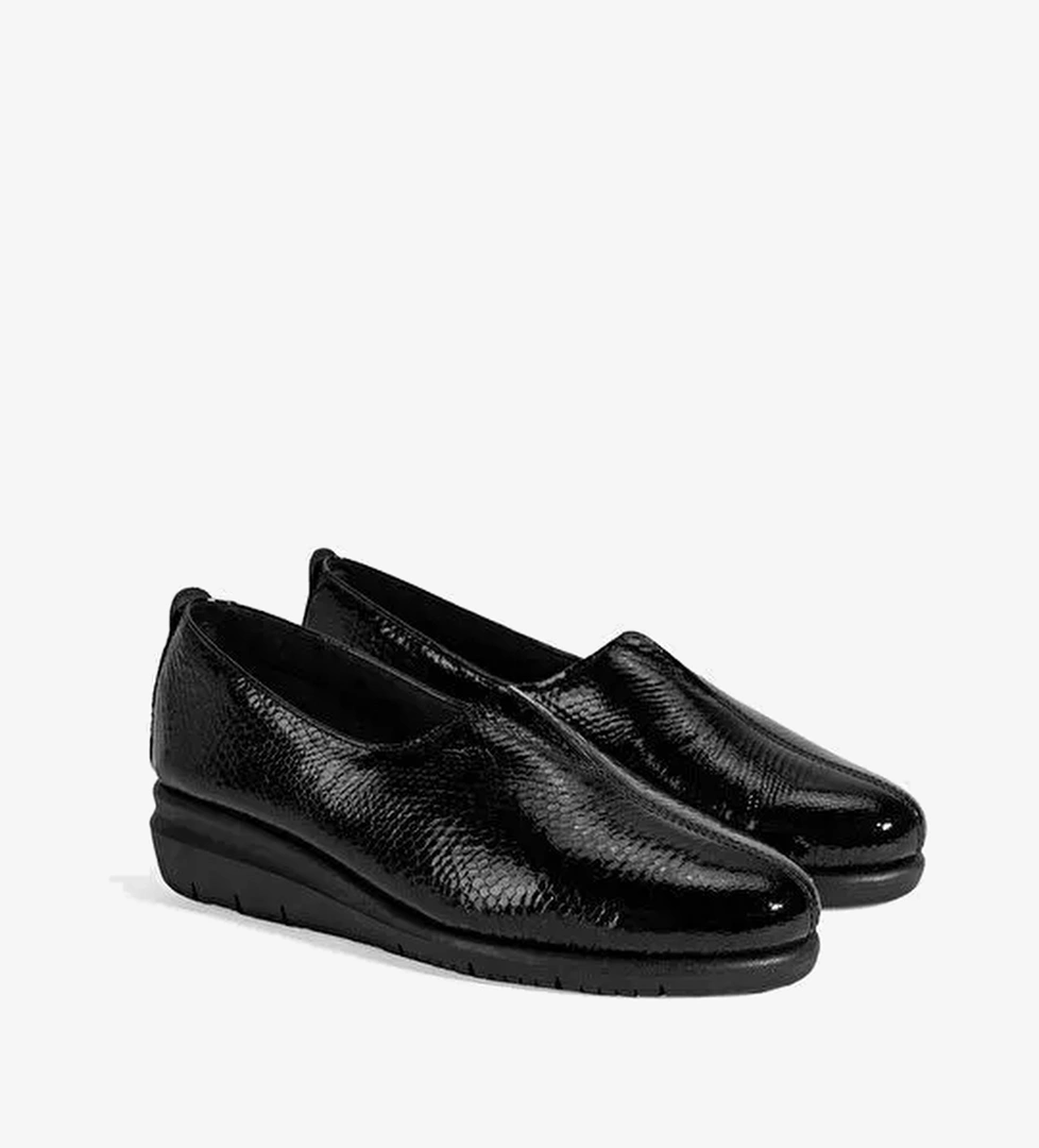 Kadın Siyah DesaComfort Deri Günlük Ayakkabı - Görsel 1