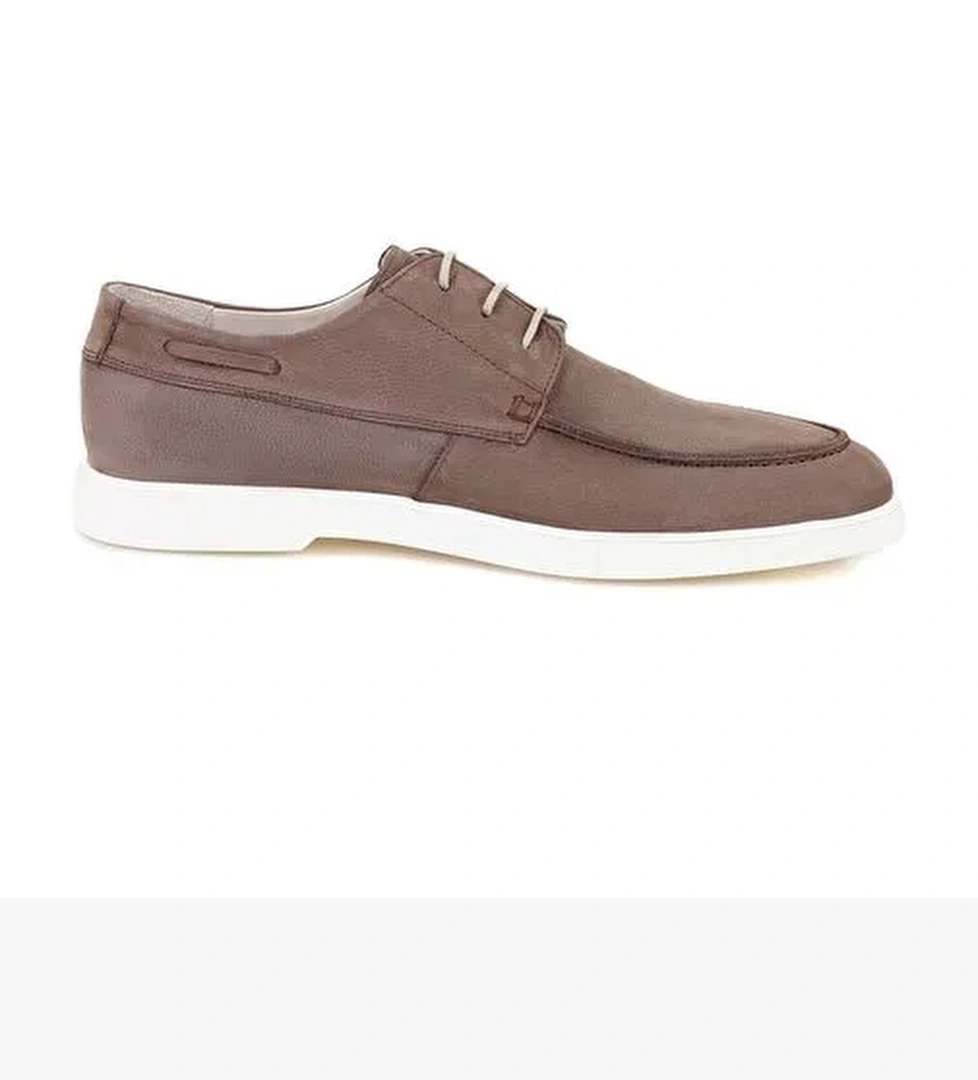 Quade Kahve Erkek Deri Günlük Ayakkabı - Görsel 1