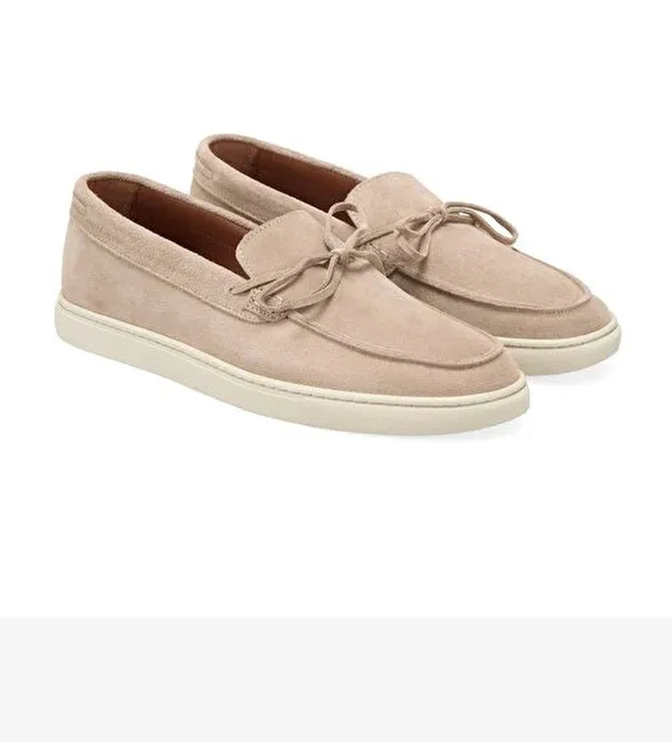 Tironan Bej Erkek Süet Günlük Ayakkabı - Görsel 1