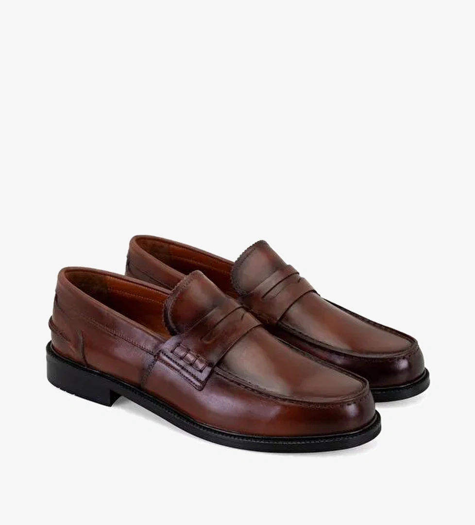 Aista Taba Erkek Günlük Deri Loafer Ayakkabı - Görsel 1