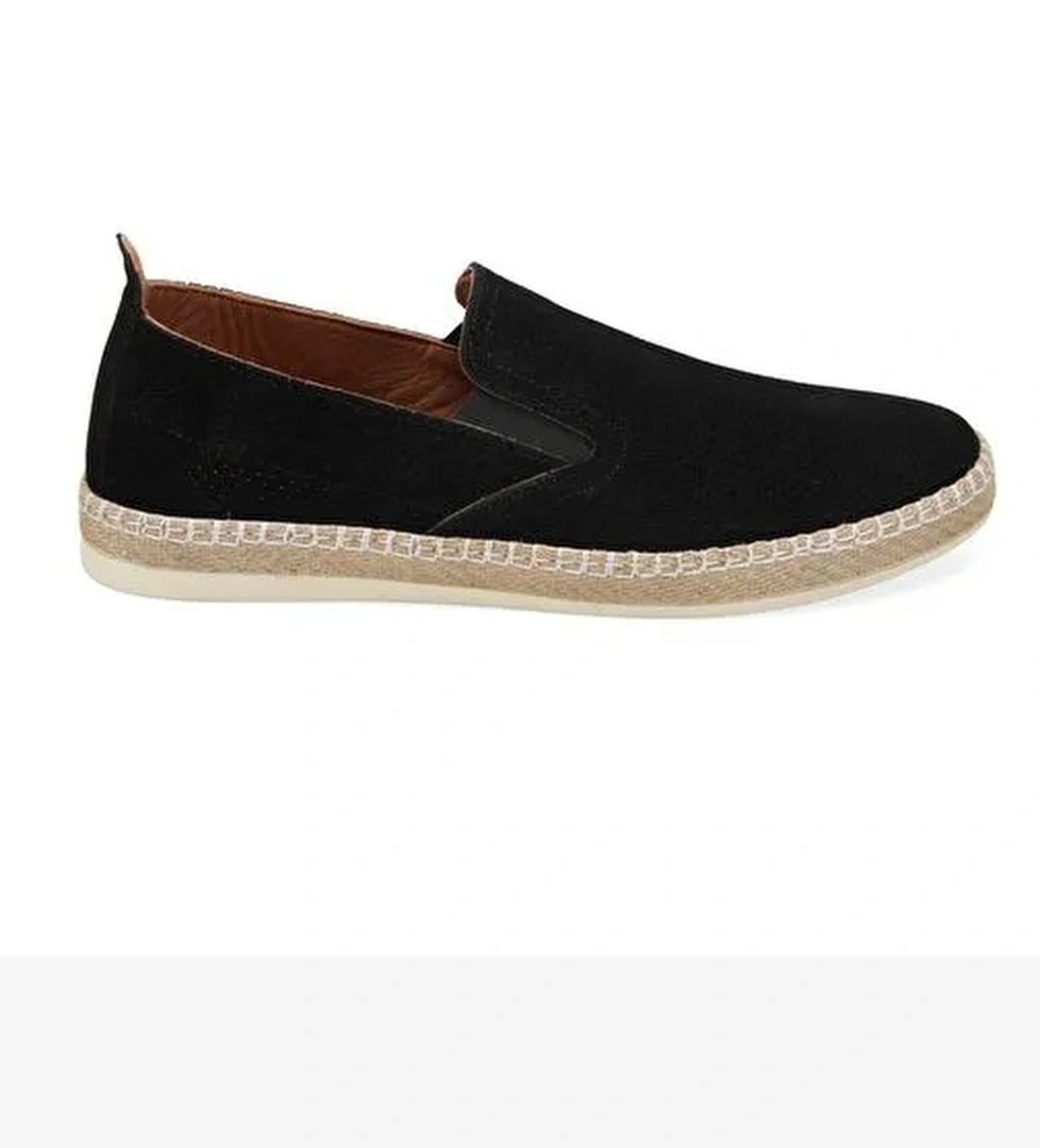 Deniro Siyah Erkek Süet Günlük Ayakkabı - Görsel 1