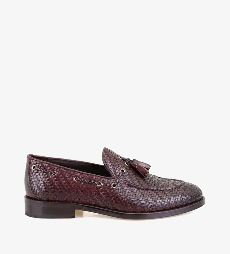 Ronald Kahve Erkek Deri Loafer - Görsel 1