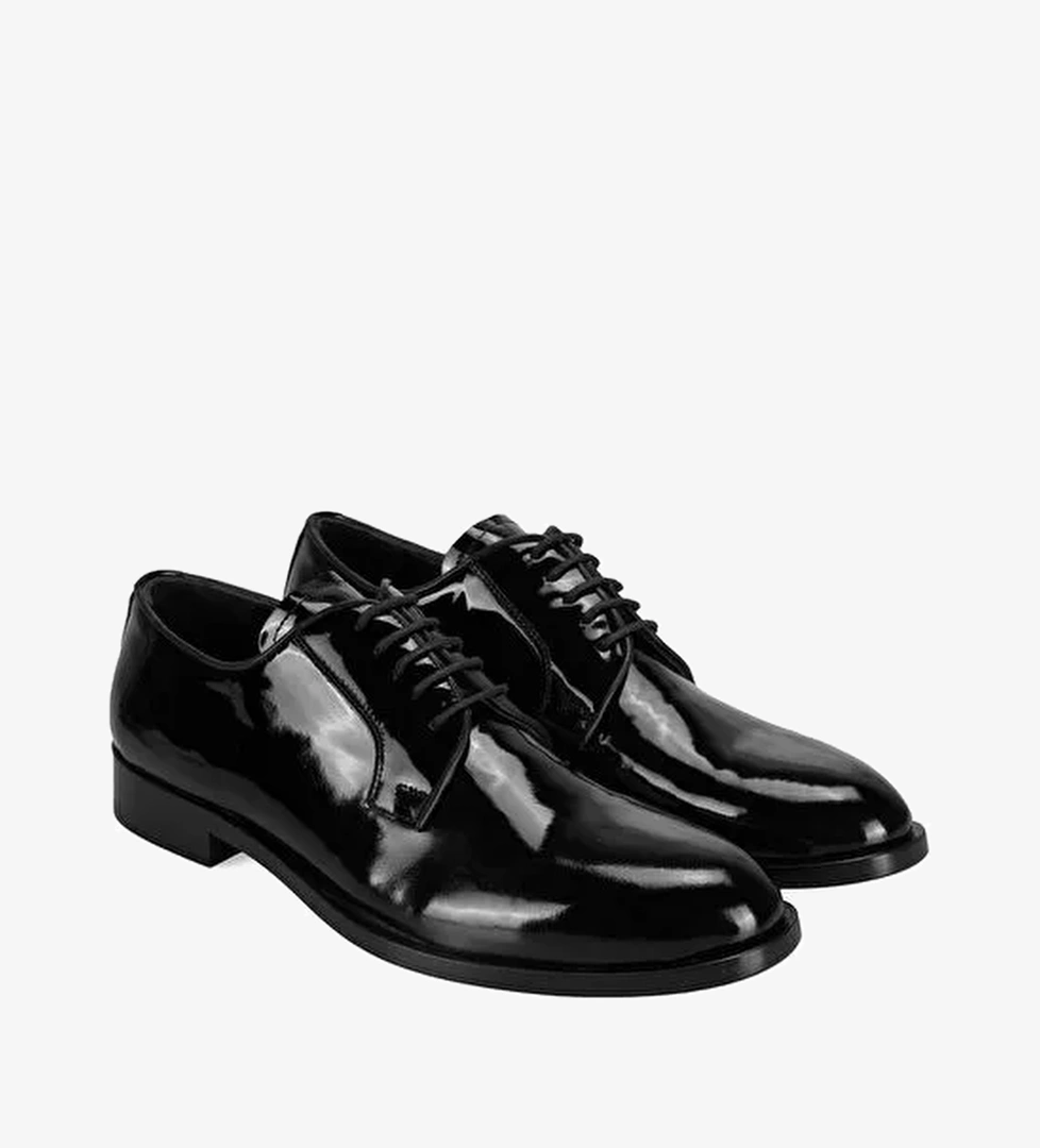 Atheni Siyah Erkek Klasik Ayakkabı - Görsel 1