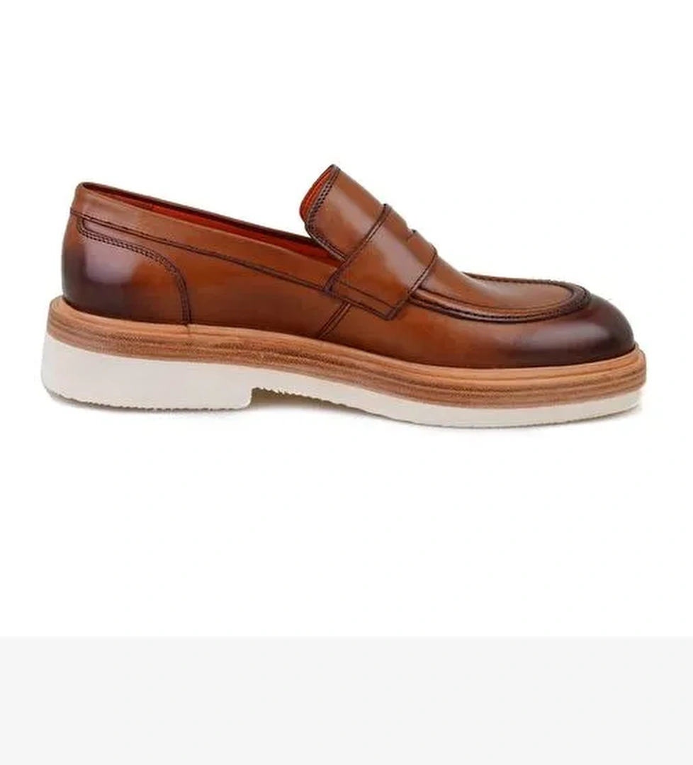 Emrick Taba Erkek Deri Klasik Ayakkabı - Görsel 1