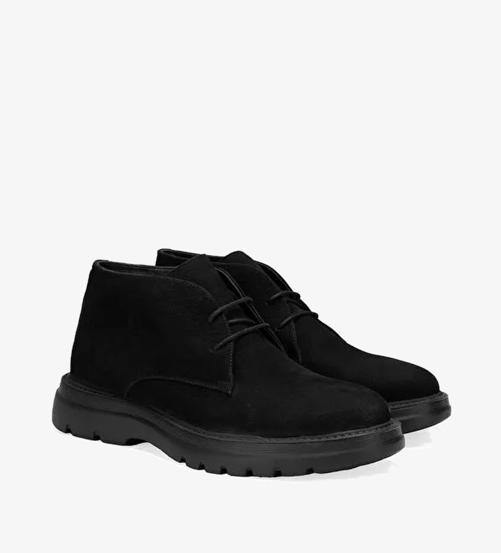 Selinda Siyah Erkek Deri Bot - Görsel 1