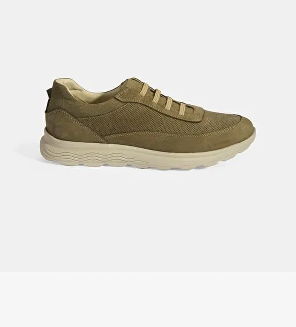 Erkek Yeşil DesaComfort Nubuk Deri Günlük Ayakkabı - Görsel 1