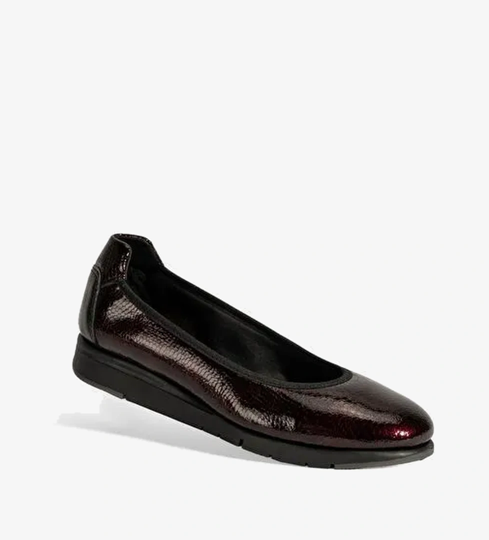 Kadın Bordo DesaComfort Günlük Deri Ayakkabı - Görsel 1