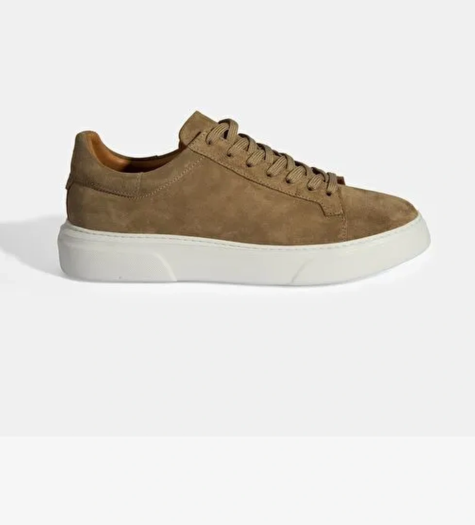 Vizon Erkek Bağcıklı Süet Günlük Ayakkabı - Görsel 1