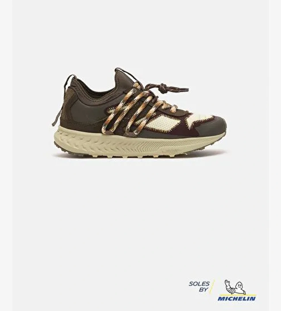 1439 VX Flow Erkek Ayakkabı Haki/Bordo - Görsel 1