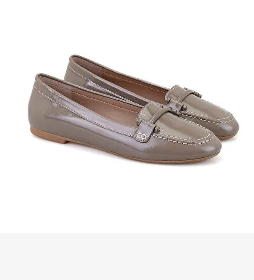 Kadın Vizon Deri Babet - Görsel 1