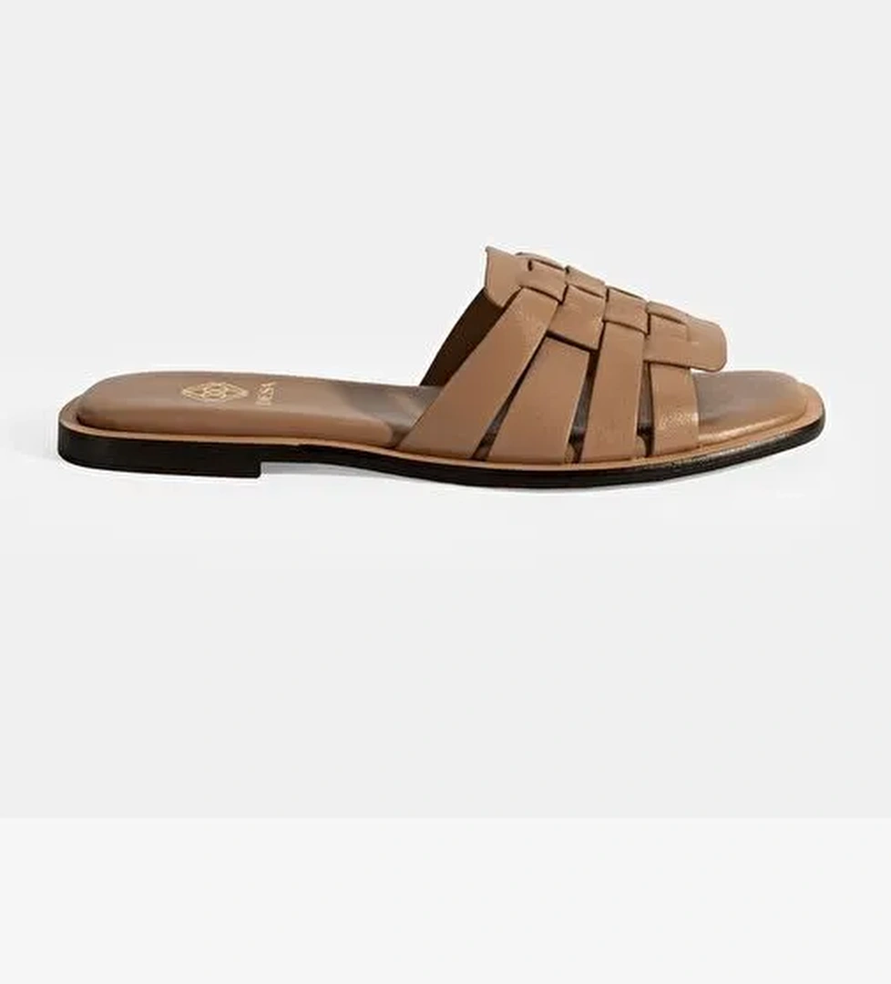 Desa Desa Kadın Vizon Deri Terlik Sandalet & Terlik | Boyner Vizon - 1. görsel