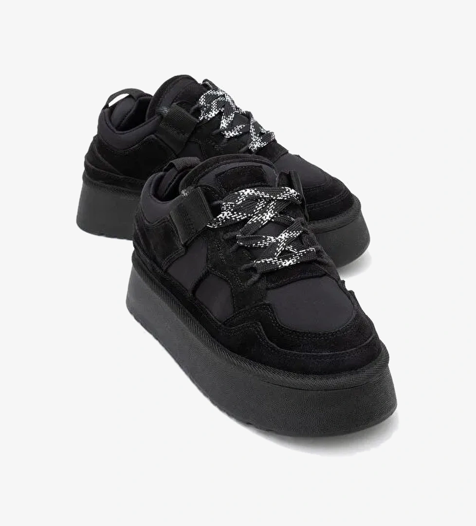 Luvi Shoes Luvi Shoes Belirsiz RAVEN Siyah Süet Hakiki Deri Kadın Platform Sneaker | Boyner Belirsiz - 1. görsel