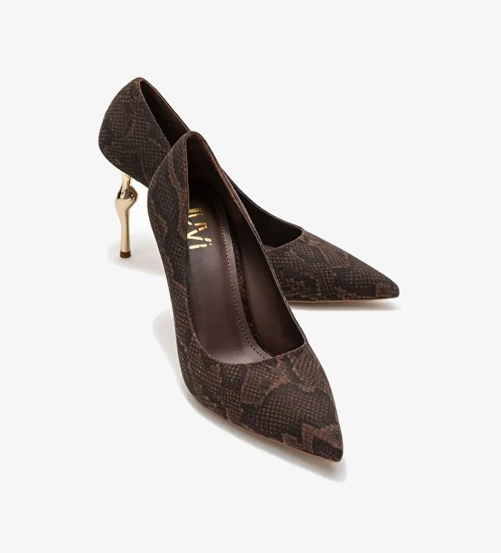 Luvi Shoes Luvi Shoes Belirsiz HUDSON Kahverengi Desenli Kadın Topuklu Ayakkabı Stiletto | Boyner Belirsiz - 1. görsel