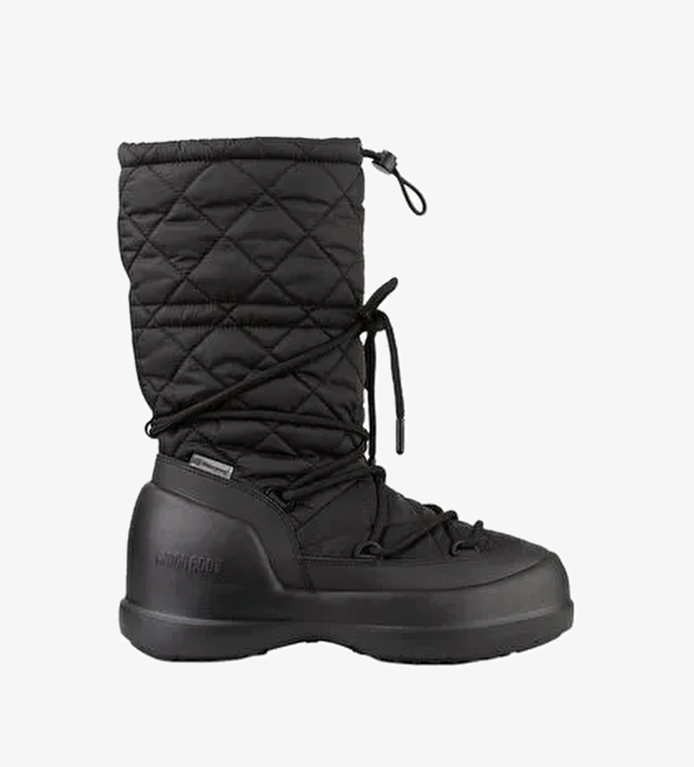 Kadın Sneaker ( Günlük) 80D2500080-N001 Moon Boot Mezzallina Quilted Hight Boot WP Black - Görsel 1