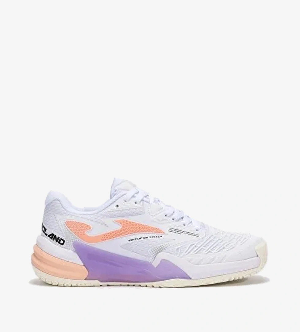 Joma Joma Beyaz Roland Lady TROLLW2502AC Kadın Sert & Toprak Kort Tenis Ayakkabısı Tenis Ayakkabıları | Boyner Beyaz - 1. görsel