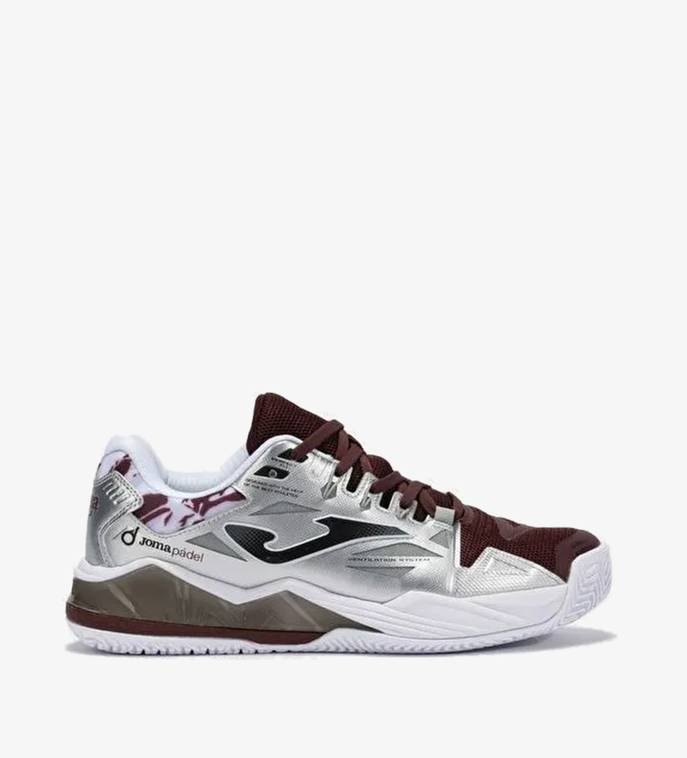 Joma Joma Gri Çok Renkli SPIN 2512 Erkek Gri Bordo Tenis/Padel Ayakkabısı Tenis Ayakkabıları | Boyner Gri Çok Renkli - 1. görsel