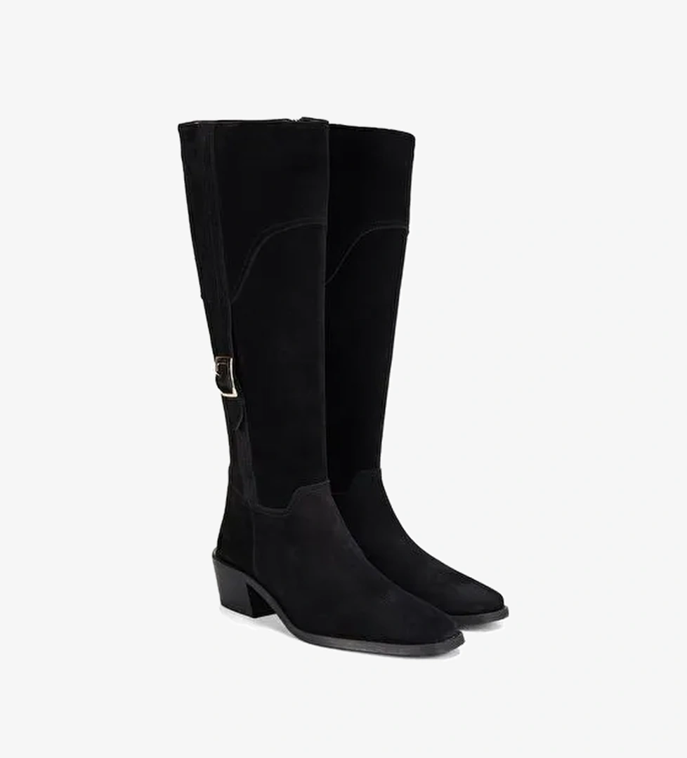 Desa Desa Kadın Siyah Süet Çizme Bot | Boyner Siyah - 1. görsel