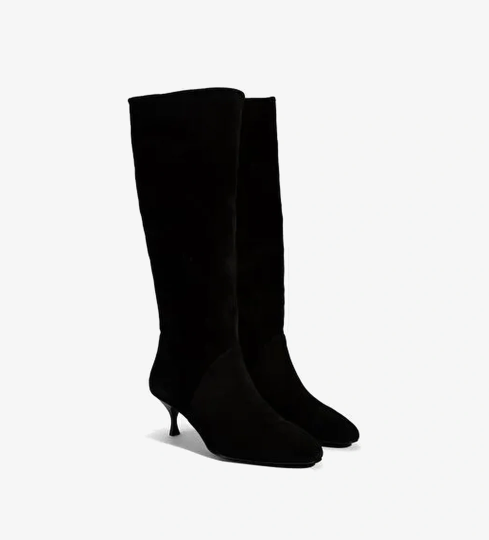 Desa Desa Kadın Siyah Süet Deri Çizme Bot | Boyner Siyah - 1. görsel