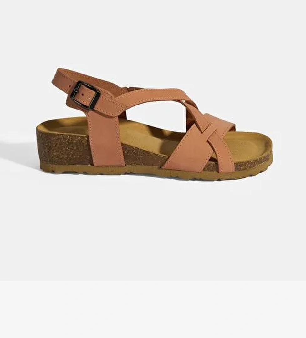 Desa Desa Pembe Kadın Toka Detaylı Süet Sandalet Sandalet & Terlik | Boyner Pembe - 1. görsel