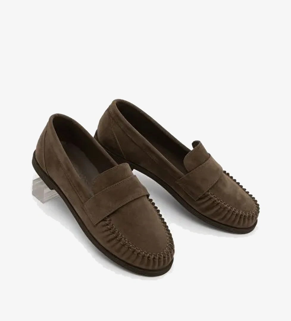 Marjin Marjin Belirsiz Kadın Loafer Makosen Günlük Ayakkabı Margos Kahve Süet Basketbol Ayakkabıları | Boyner Belirsiz - 1. görsel