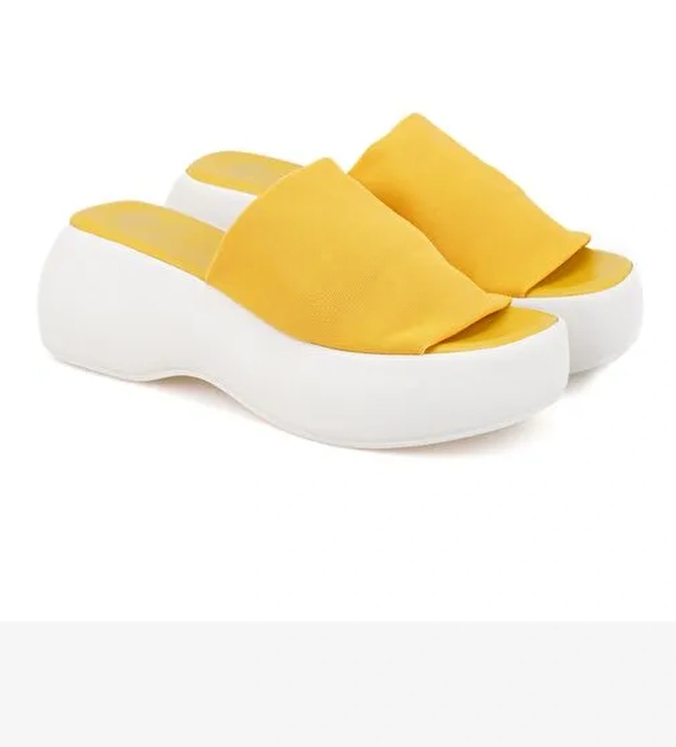 Desa Desa Kadın Sarı Platform Tabanlı Terlik Boyner'de! Sarı - 1. görsel