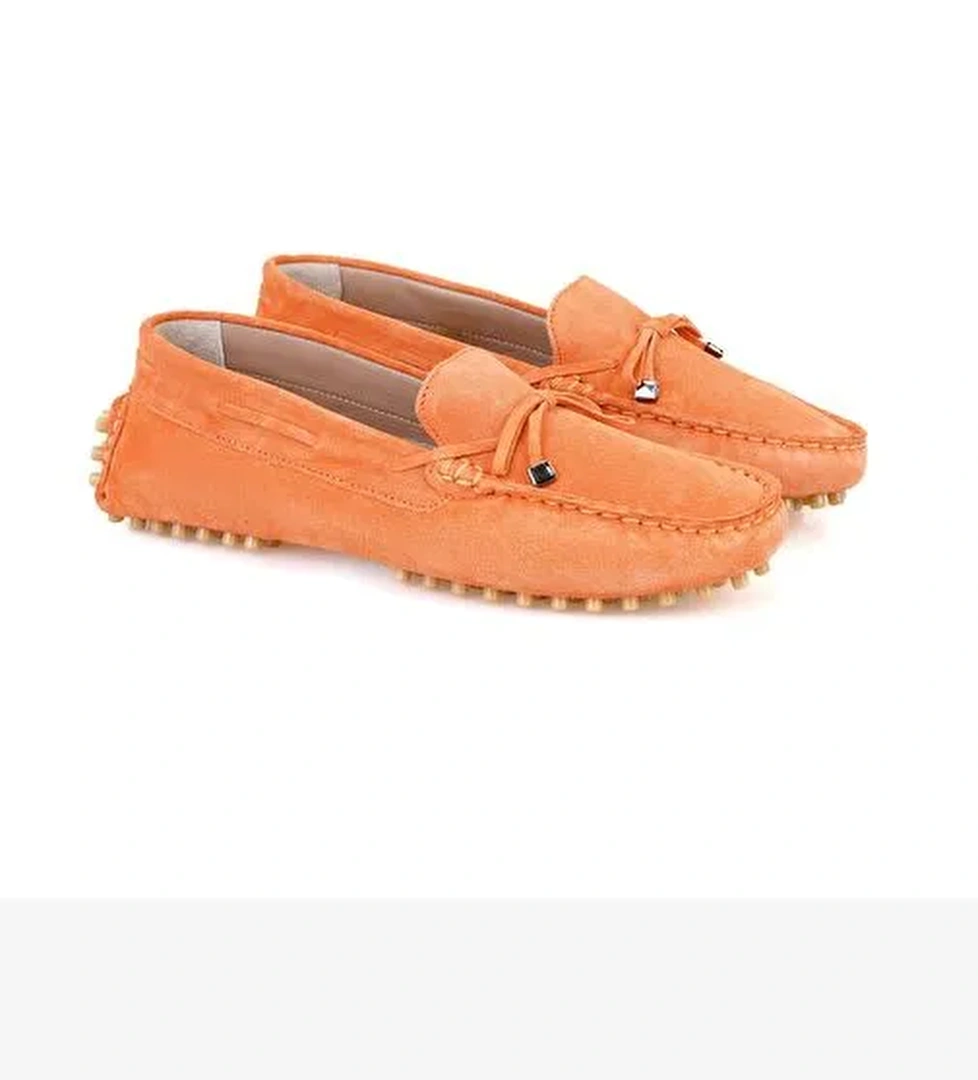 Desa Desa Kadın Turuncu Deri Loafer Boyner'de! Turuncu - 1. görsel