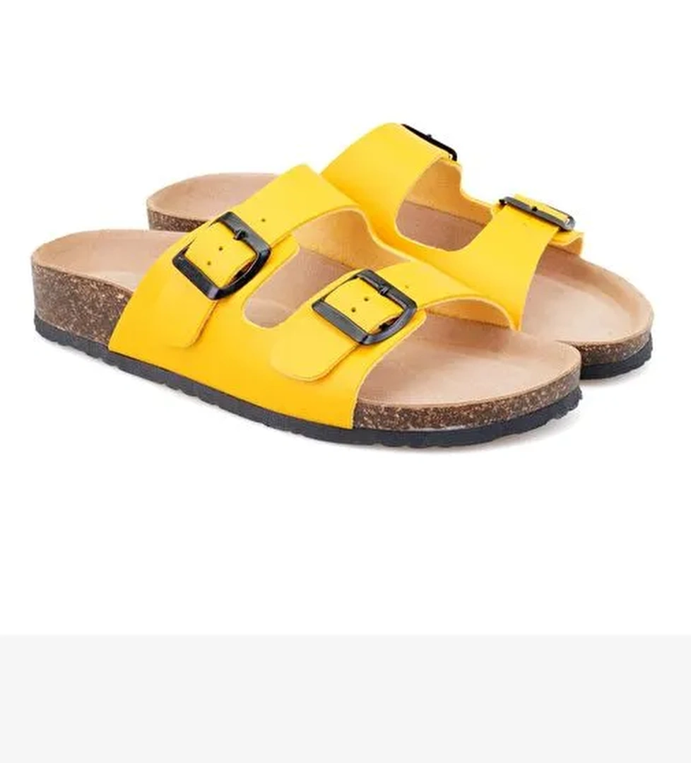 Desa Desa Kadın Sarı Ayarlanabilir Tokalı Terlik Boyner'de! Sarı - 1. görsel