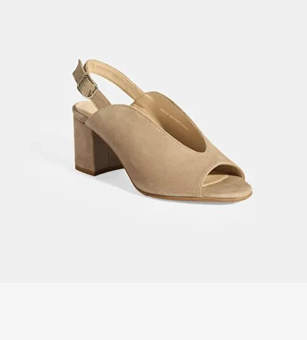 Desa Kadın Vizon DesaComfort Toka Detaylı Slingback Topuklu Günlük Ayakkabı Boyner'de! Vizon - 1. görsel