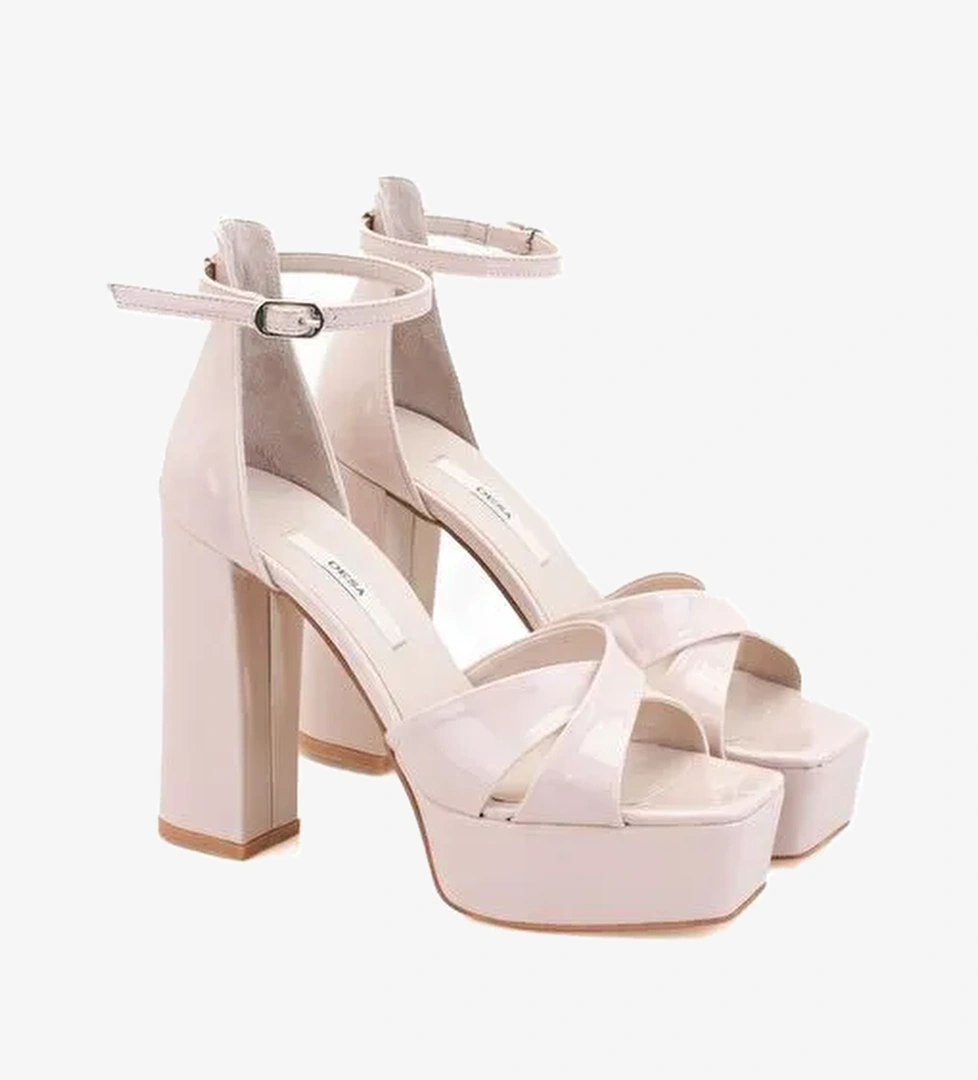 Desa Desa Belirsiz Kadın Bej Topuklu Abiye Sandalet Boyner'de! Belirsiz - 1. görsel