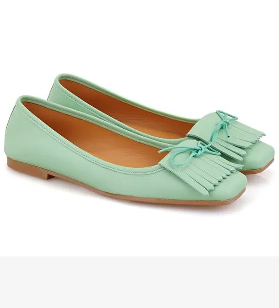 Desa Desa Kadın Yeşil Deri Babet Boyner'de! Yeşil - 1. görsel