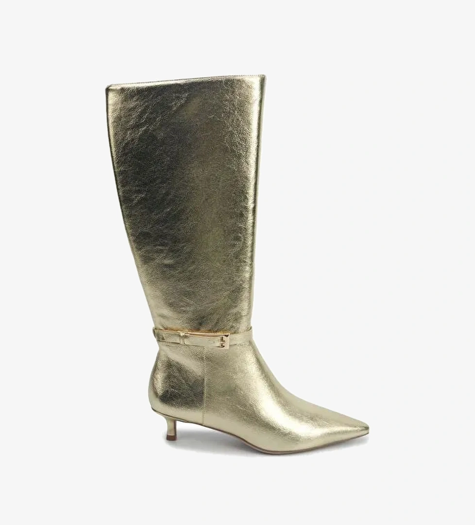 Nine West Nine West SHONDA 5PR Altın Kadın Topuklu Çizme Boyner'de! Altın - 1. görsel