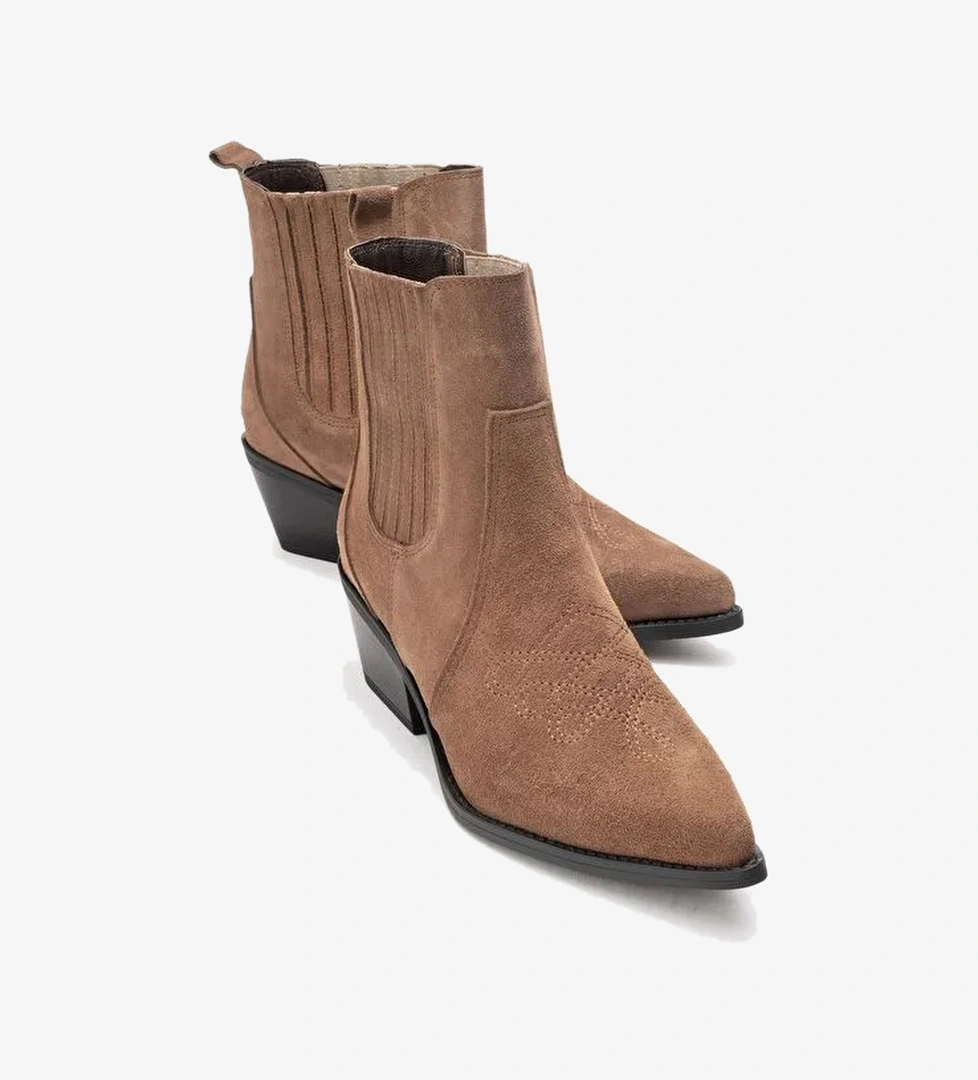 Luvi Shoes Luvi Shoes Belirsiz JULIETA Toprak Süet Hakiki Deri Kadın Western Bot Boyner'de! Belirsiz - 1. görsel