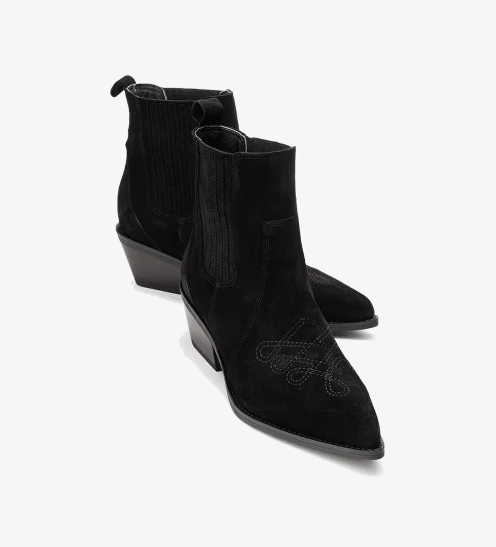 Luvi Shoes Luvi Shoes Belirsiz JULIETA Siyah Süet Hakiki Deri Kadın Western Bot Boyner'de! Belirsiz - 1. görsel