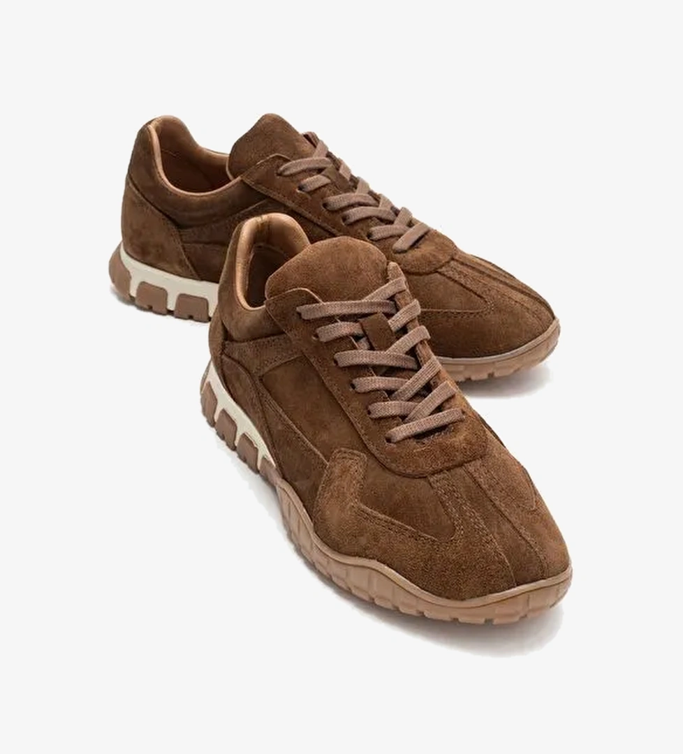 Luvi Shoes Luvi Shoes LARS Taba Süet Hakiki Deri Kadın Günlük Sneaker Boyner'de! Taba Süet - 1. görsel