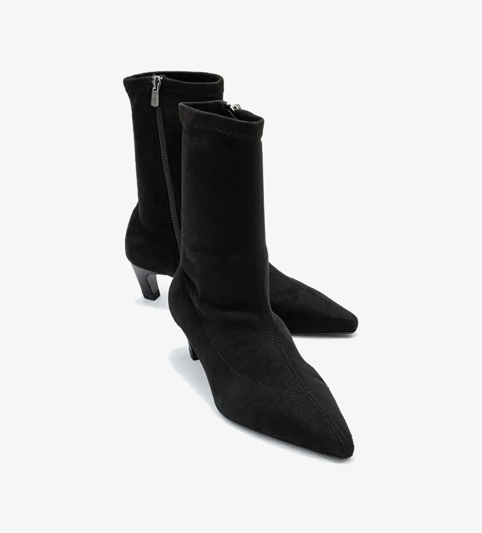 Luvi Shoes Luvi Shoes Belirsiz ALORA Siyah Süet Kadın Kısa Topuklu Bot Boyner'de! Belirsiz - 1. görsel