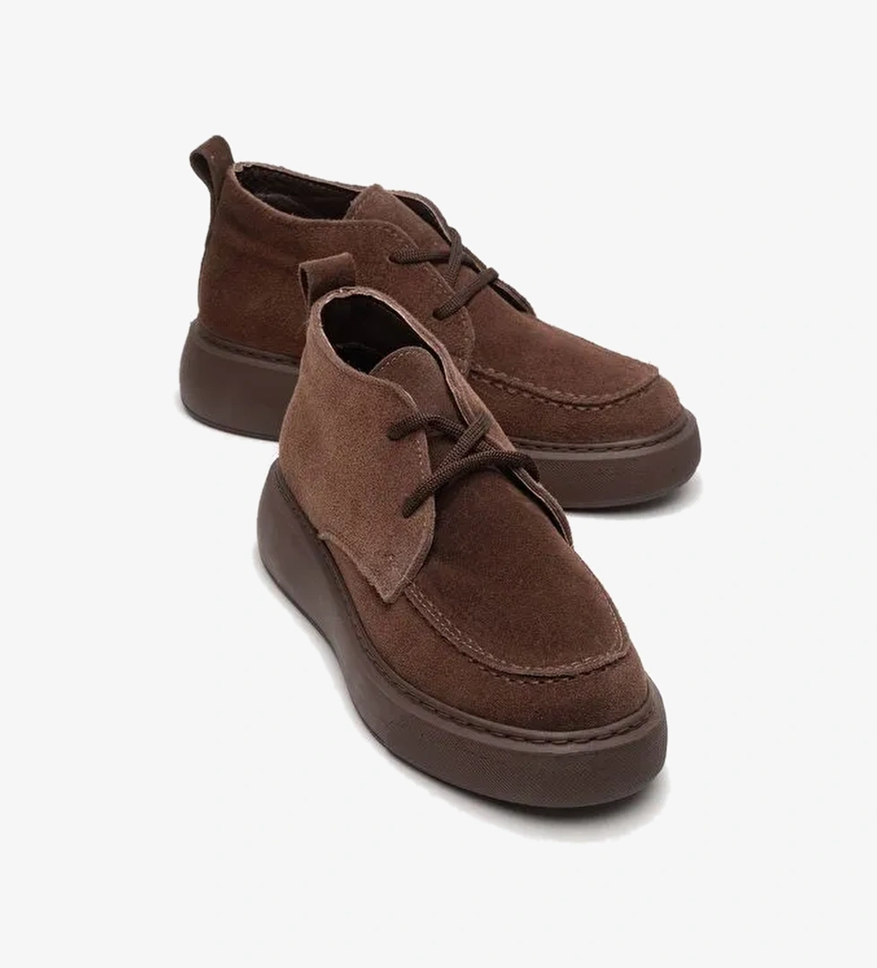 Luvi Shoes Luvi Shoes Belirsiz LILYA Kahverengi Süet Hakiki Deri Kadın Chukka Bot Boyner'de! Belirsiz - 1. görsel