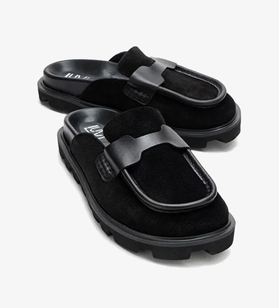 Luvi Shoes Luvi Shoes Belirsiz VELA Siyah Süet Hakiki Deri Kadın Terlik Boyner'de! Belirsiz - 1. görsel