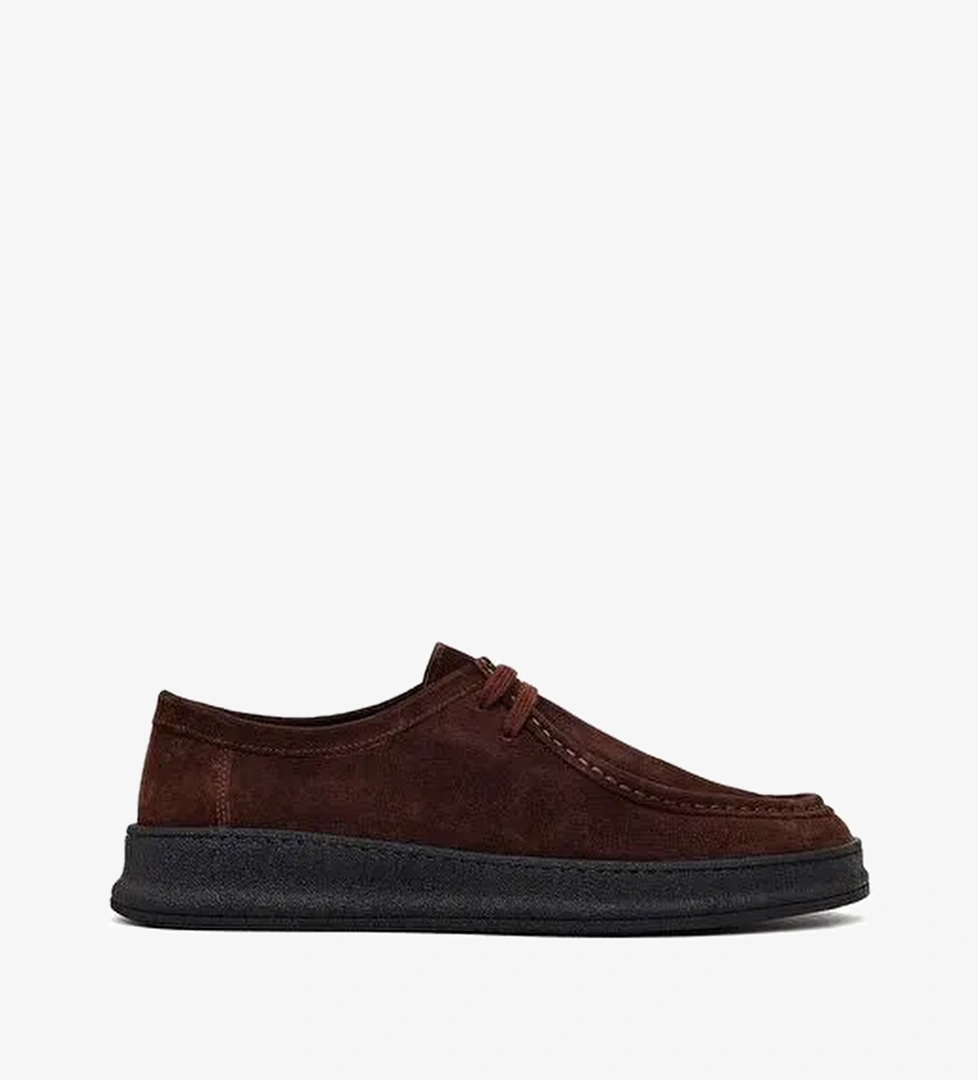 Derimod Derimod Erkek Kahverengi Bağcıklı Süet Deri Casual Ayakkabı 25WFD633510 Boyner'de! Kahverengi - 1. görsel