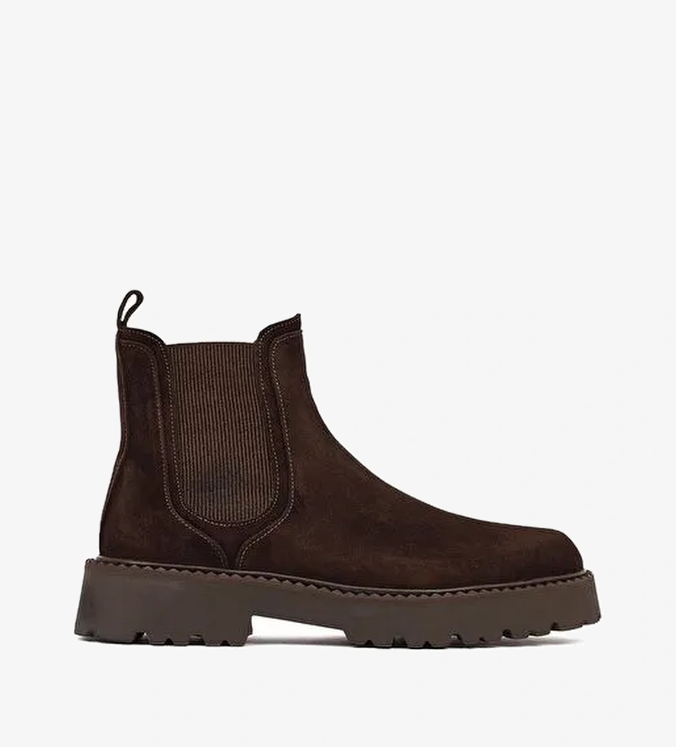 Derimod Derimod Erkek Kahverengi Süet Deri Chelsea Bot 25WFD828010 Boyner'de! Kahverengi - 1. görsel