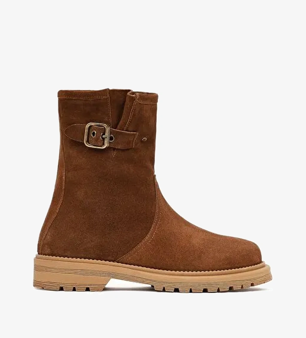 Derimod Derimod Kadın Taba Süet Deri Bot 25WFD187110 Boyner'de! Taba - 1. görsel