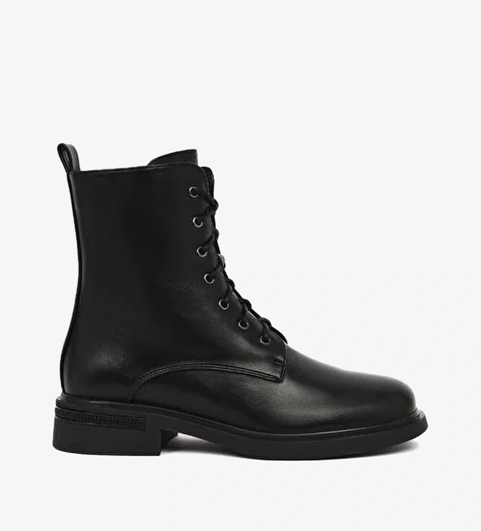 Derimod Derimod Kadın Siyah Fermuarlı Postal Bot 25WFE494418 Boyner'de! Siyah - 1. görsel